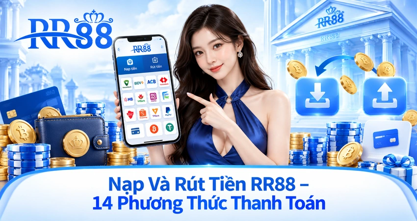 RR88 Nap Va Rut Tien 14 Phuong Thuc Thanh Toan 850x450